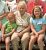 Battel, Marjory with her great-granddaughters
